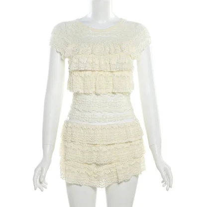 Chic Tiered Ruffle Crop Top - Image 7