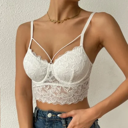 Sexy Lace Bustier Crop Top - Image 5