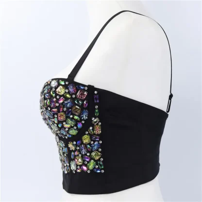 Luxury Sleeveless Crop Tops - Image 3