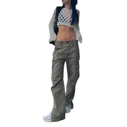 Hollow Out Long Sleeve Crop Top - Image 6