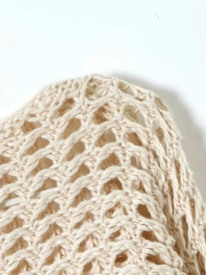 Crochet Hollow Out Crop Top - Image 6