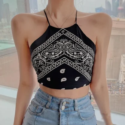 Hanging Neck Sexy Crop Top