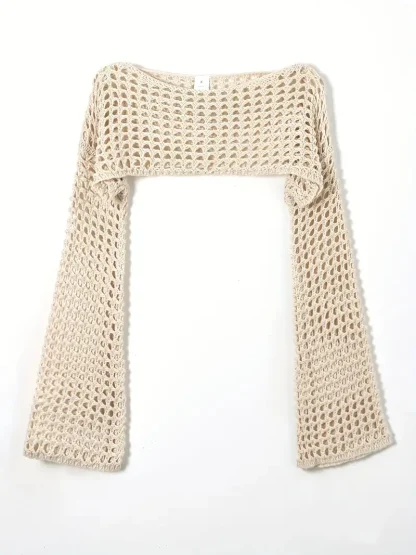 Crochet Hollow Out Crop Top