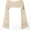 Crochet Hollow Out Crop Top - Image 2