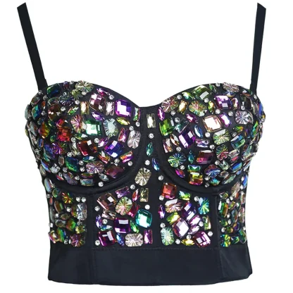 Luxury Sleeveless Crop Tops