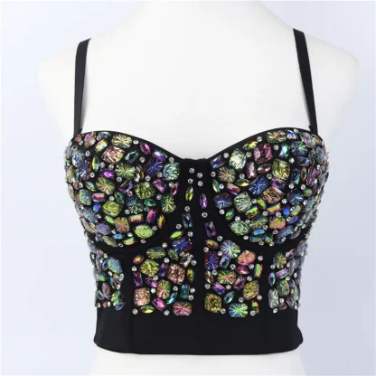 Luxury Sleeveless Crop Tops - Image 2