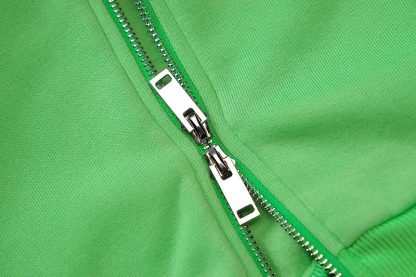 Zip-up Cozy Hoodie Crop Top - Image 6