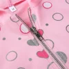 Heart Print Hoodie Crop Top - Image 7
