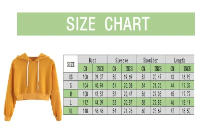 Solid Long Sleeve Crop Tops - Image 7