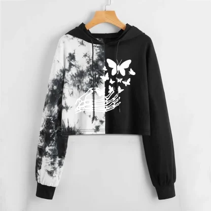 Tie Dye Printed Crop Top
