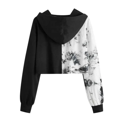 Tie Dye Printed Crop Top - Image 4