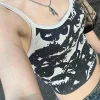 Printed Eyes Cami Crop Top - Image 2