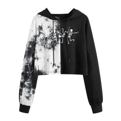 Tie Dye Printed Crop Top - Image 3