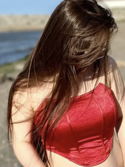 Strapless Chic Bustier Crop Top - Image 2