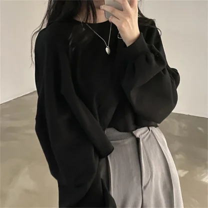Oversized Pullover Crop Tops - Image 4