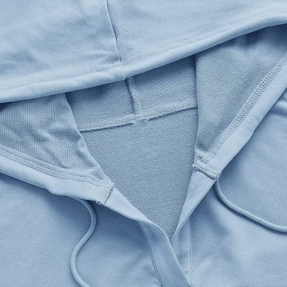 V-neck Casual Hoodie Crop Tops - Image 5
