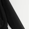 Long Sleeve Zip Up Hoodie Crop Top - Image 6