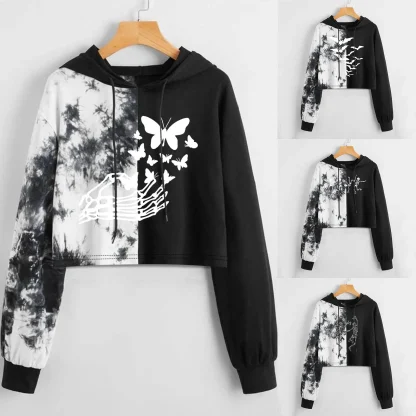 Tie Dye Printed Crop Top - Image 6