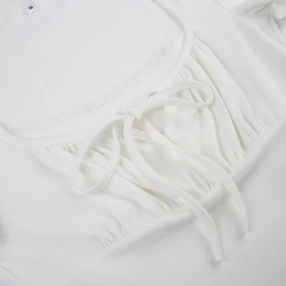 Casual Square Neck Crop Top - Image 5