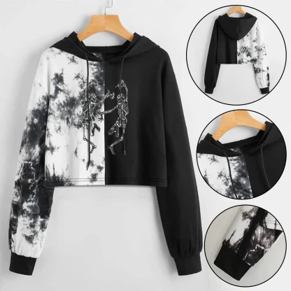 Tie Dye Printed Crop Top - Image 5